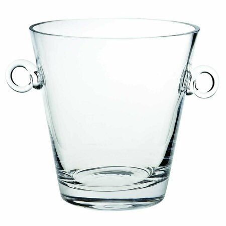 HOMEROOTS 9 in. Mouth Blown European Glass Ice Bucket or Cooler 376150